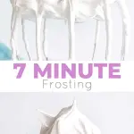 This old-fashioned 7 minute frosting recipe is light, delicious, and easy to make. A pure white frosting that's perfect for a variety of delicious desserts. | livforcake.com