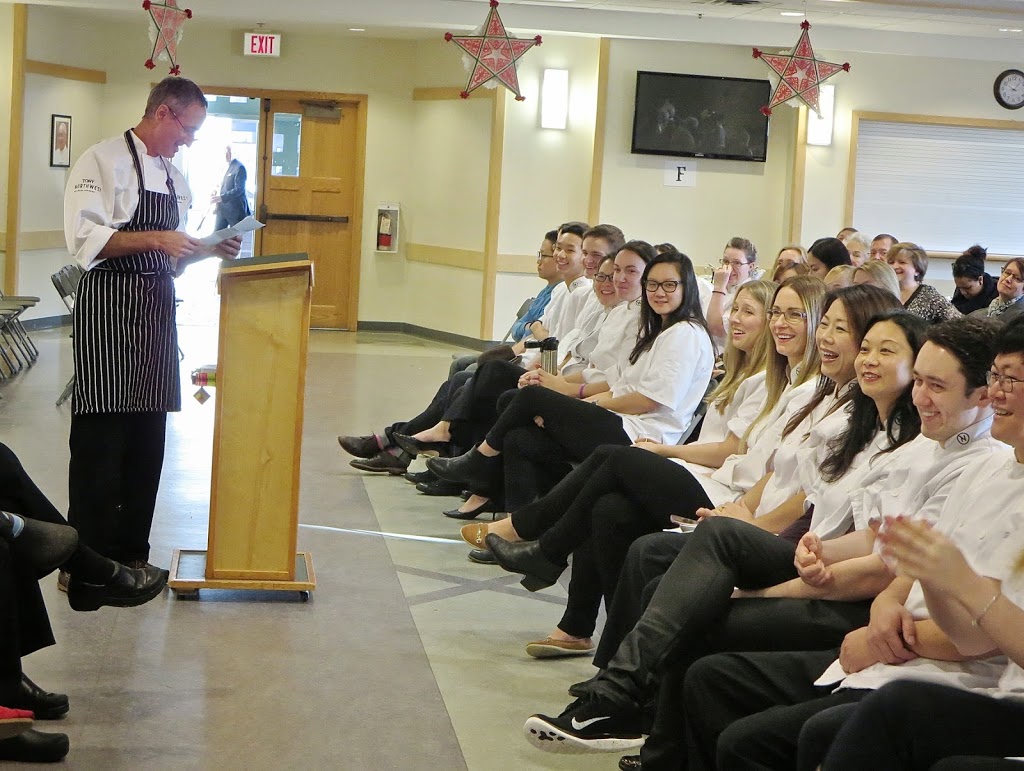 Scenes from the pastry kitchen.