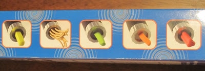 Close up of the image on the side of the extruder box.