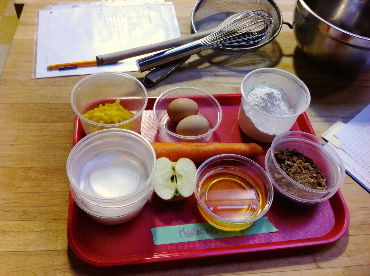 Various baked goods in the pastry kitchen.