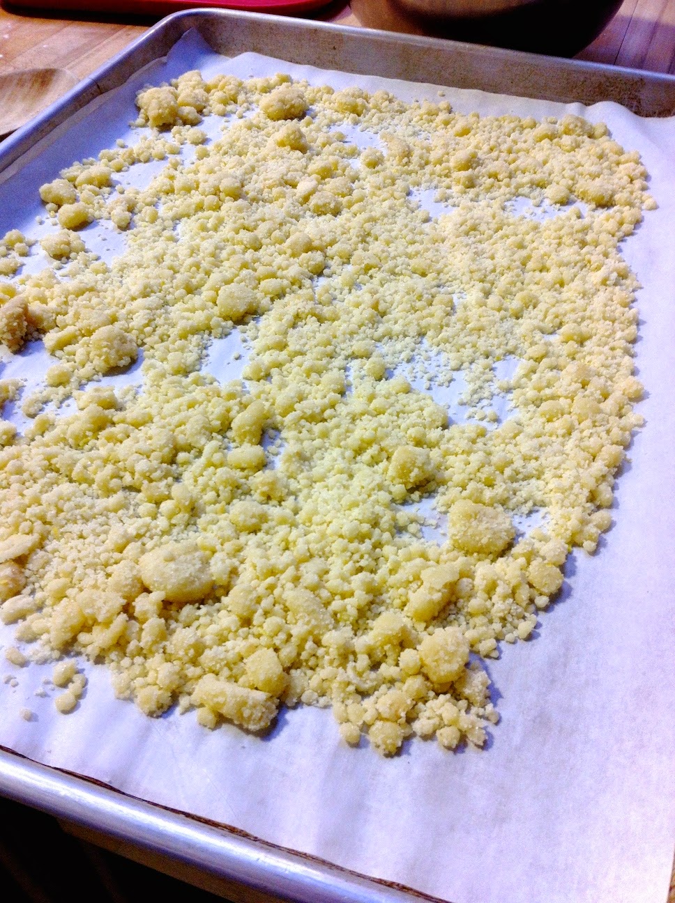 Various baked goods in the pastry kitchen.