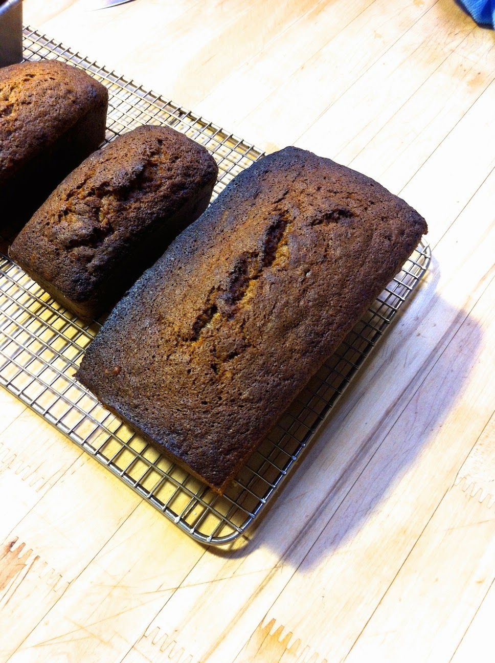 Various baked goods in the pastry kitchen.