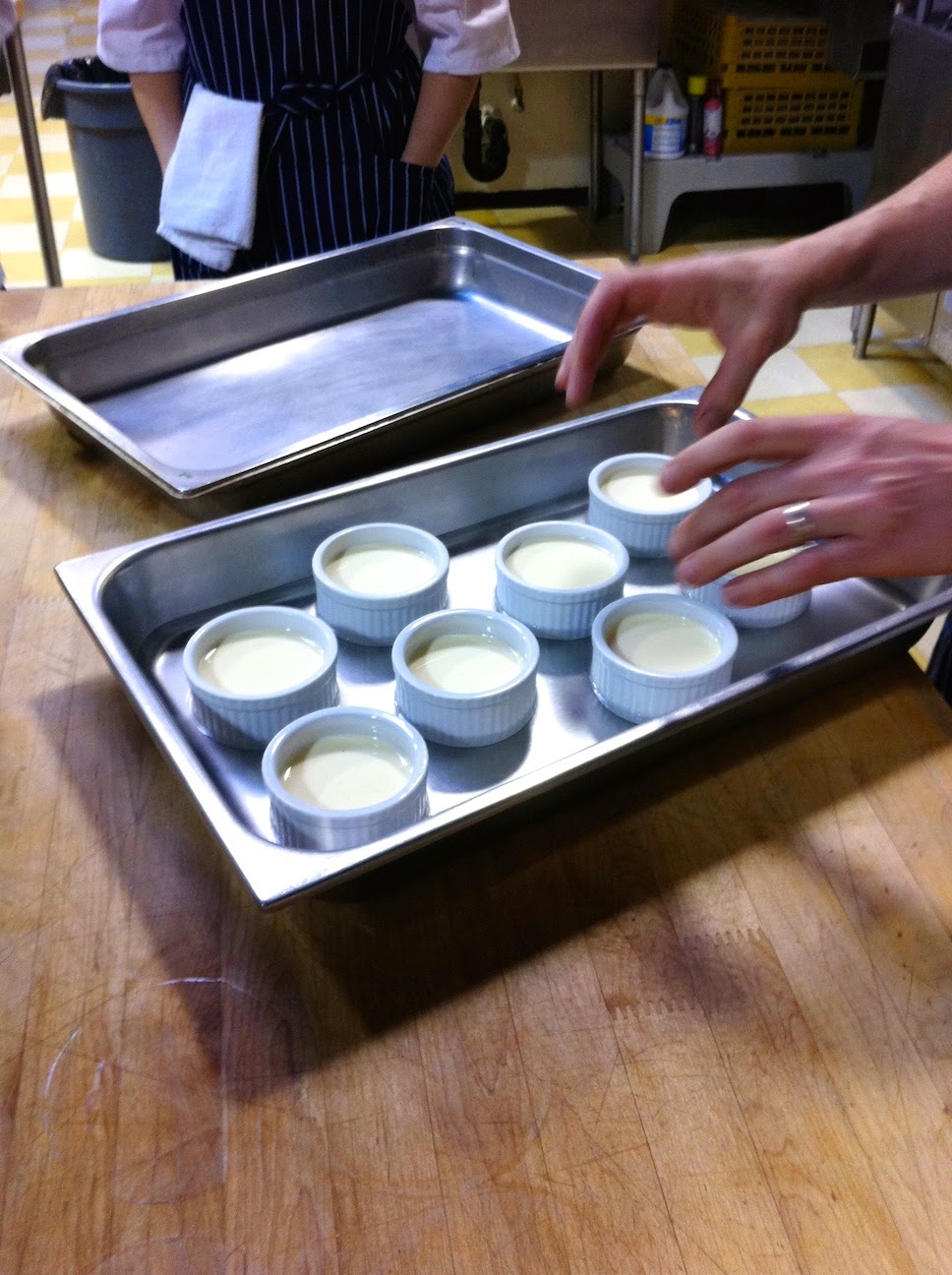 Various baked goods in the pastry kitchen.
