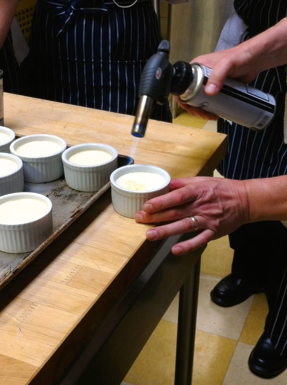 Various baked goods in the pastry kitchen.