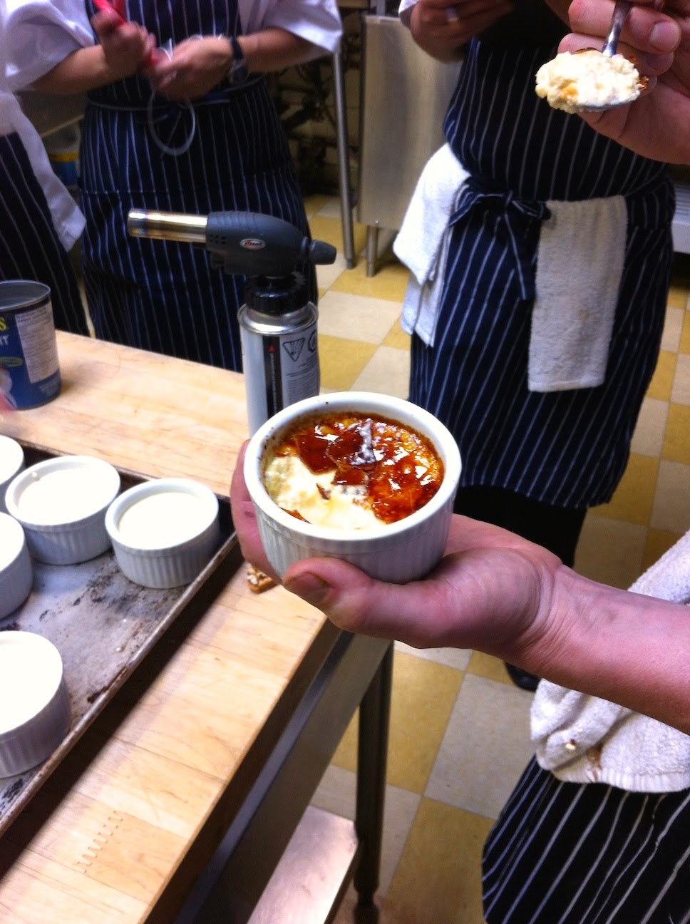 Various baked goods in the pastry kitchen.