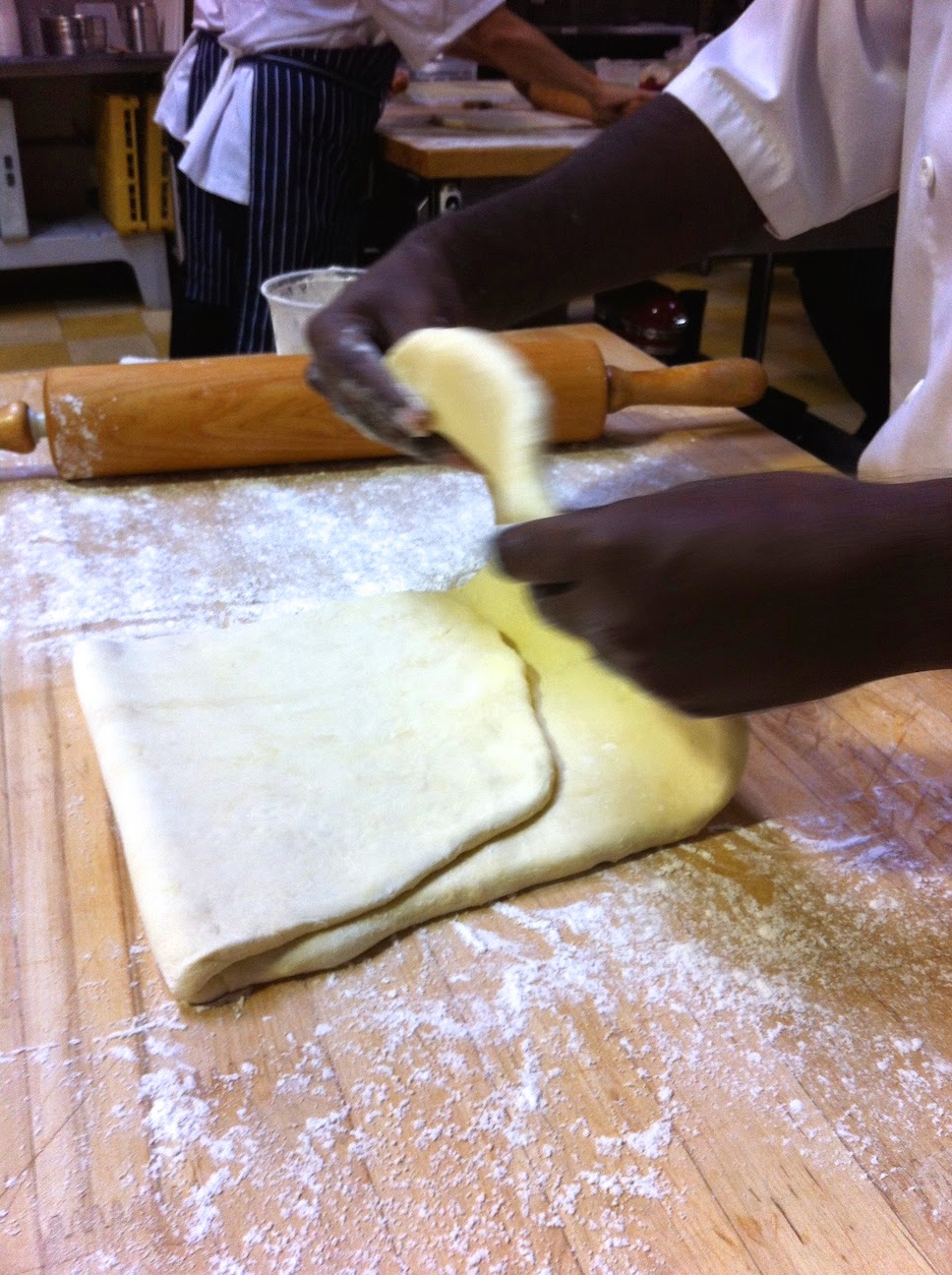 Various baked goods in the pastry kitchen.