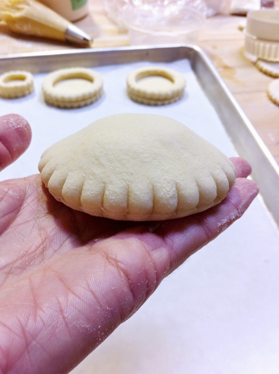 Various baked goods in the pastry kitchen.