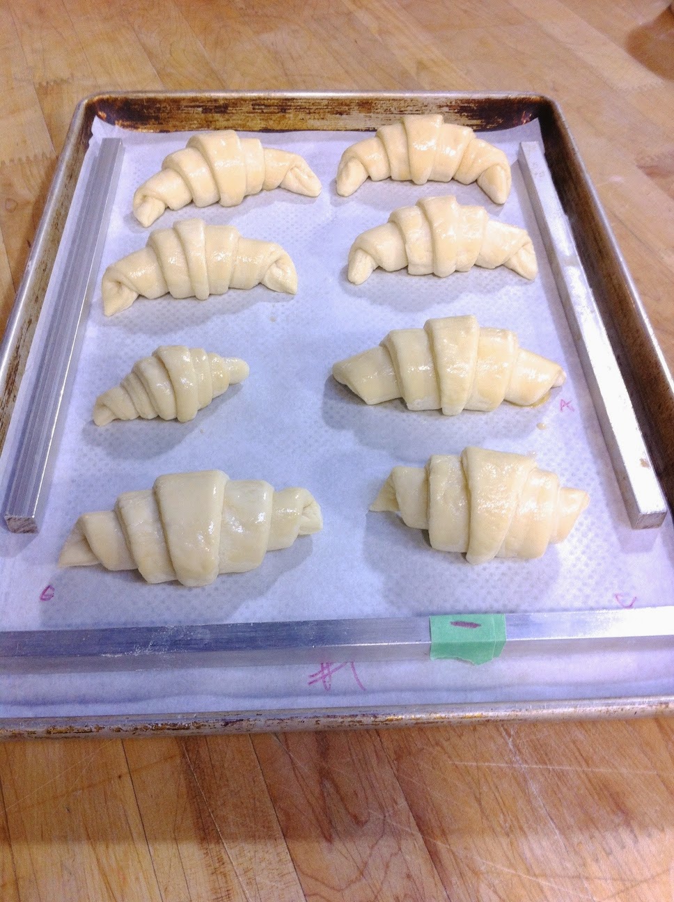 Various baked goods in the pastry kitchen.