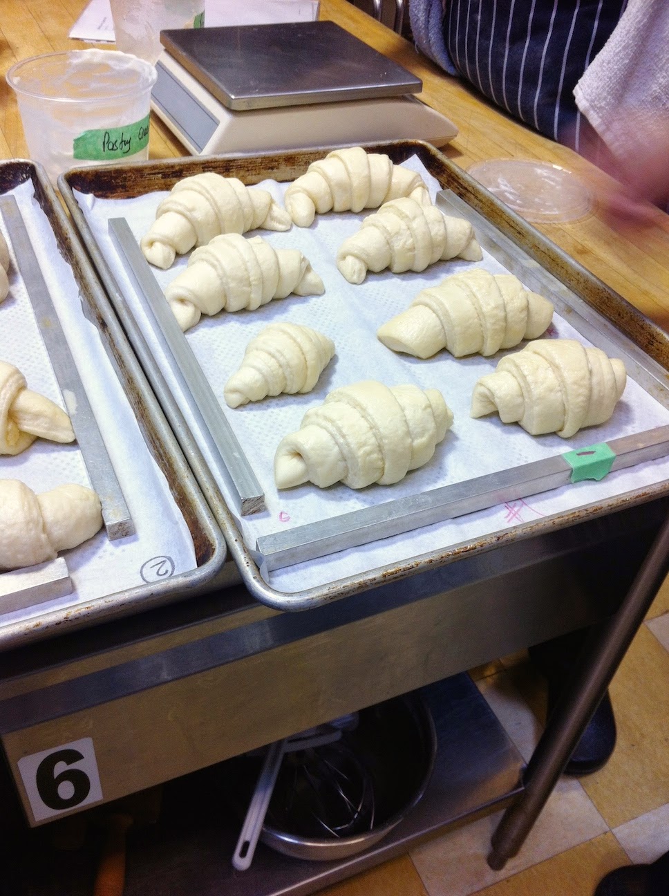 Various baked goods in the pastry kitchen.