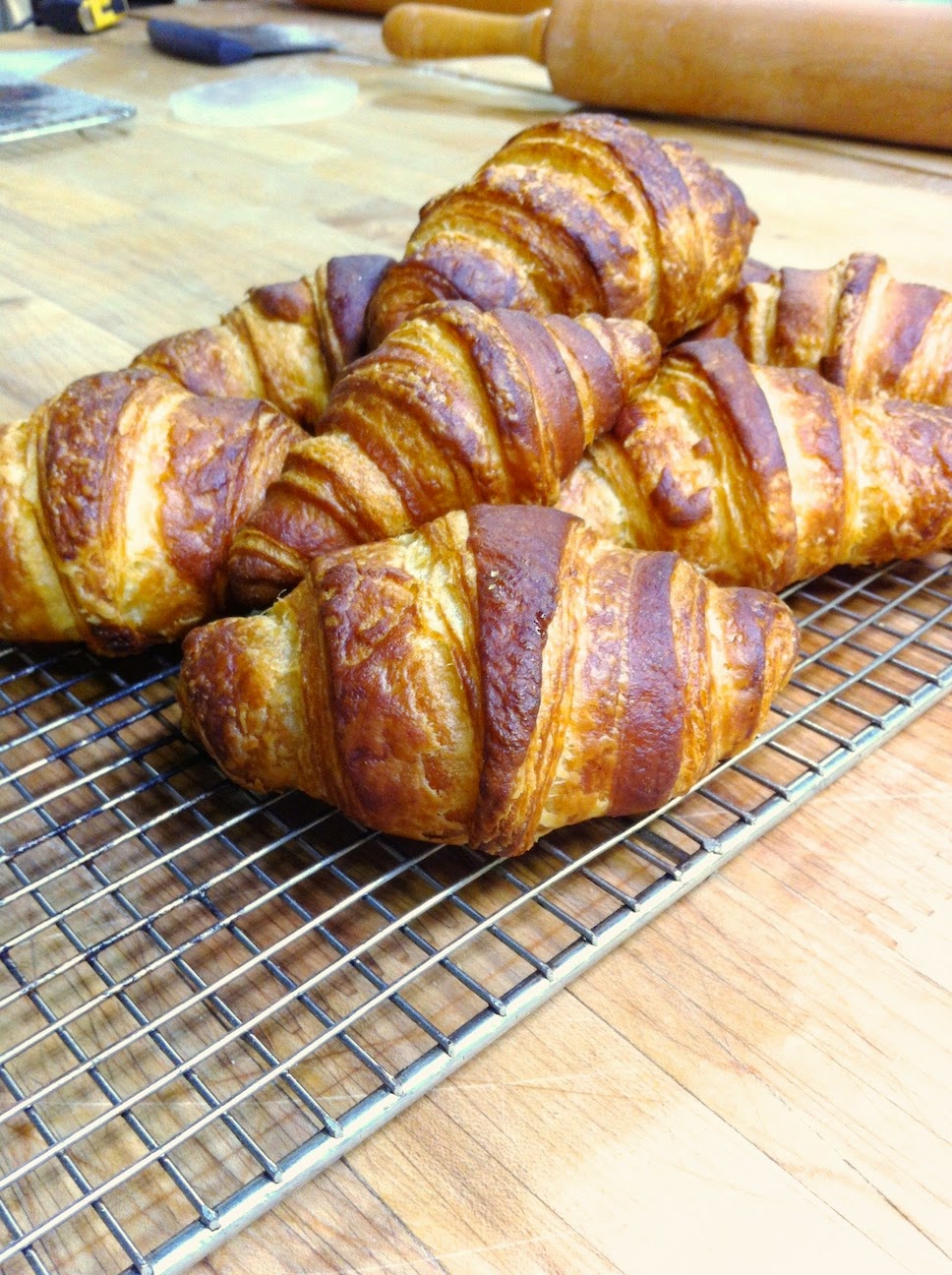 A close up of food on a table