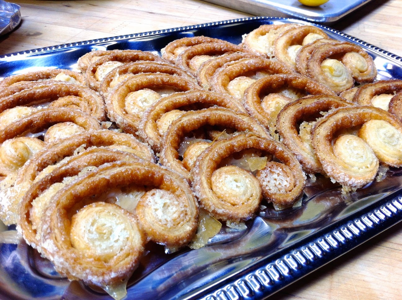 Various baked goods in the pastry kitchen.