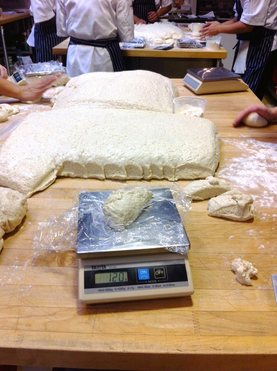 Various baked goods in the pastry kitchen.