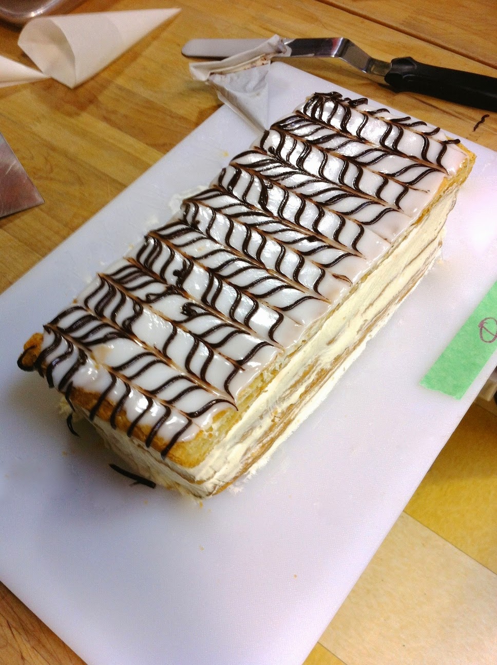 Various baked goods in the pastry kitchen.