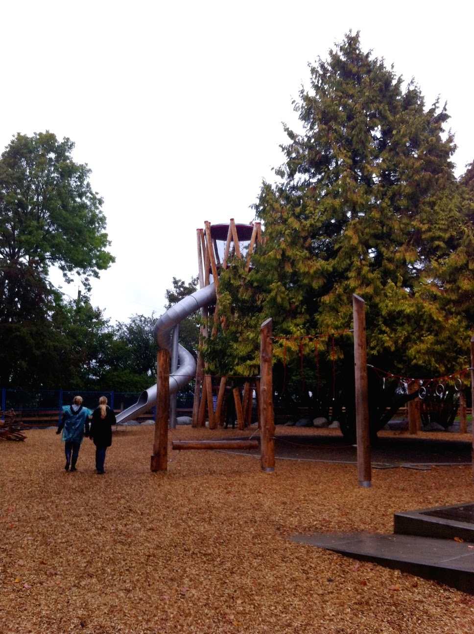 A group of people standing in front of a tree