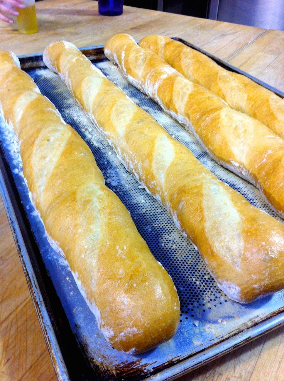 Scenes from the pastry kitchen.