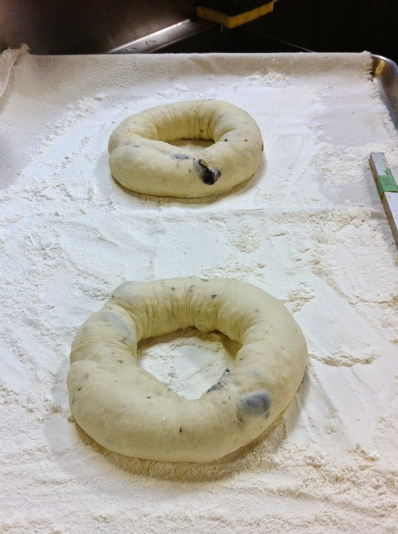 Scenes from the pastry kitchen.