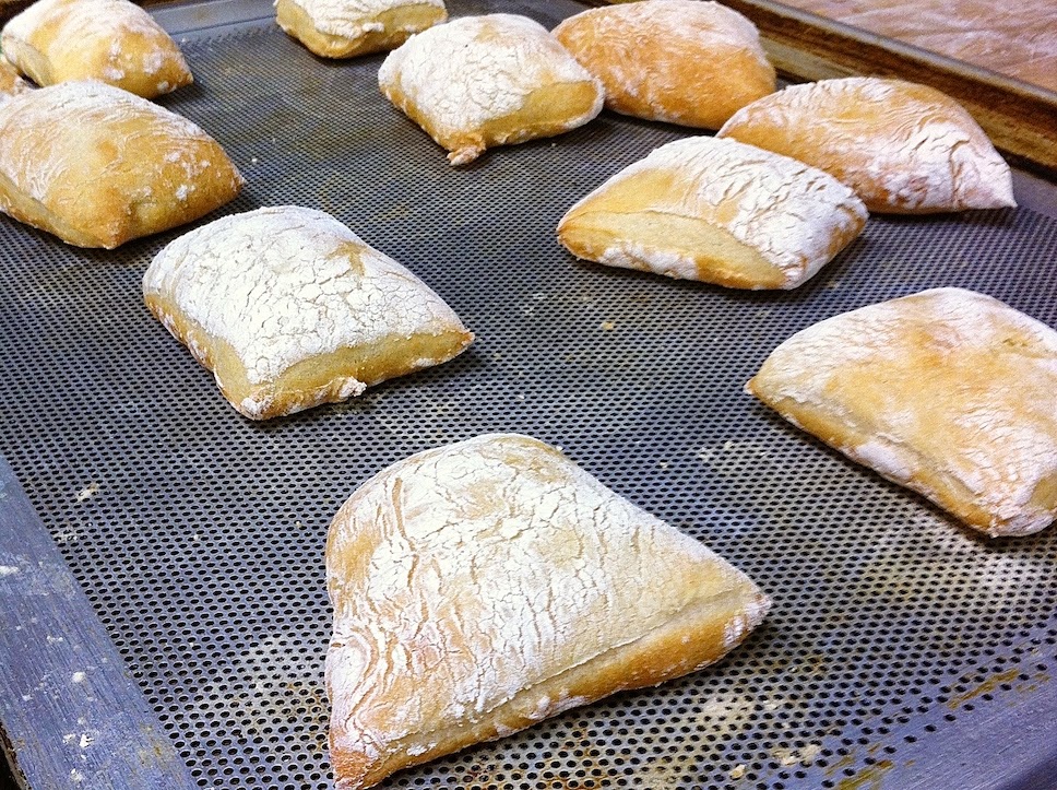 Scenes from the pastry kitchen.