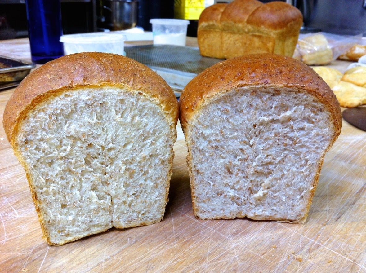 Scenes from the pastry kitchen.