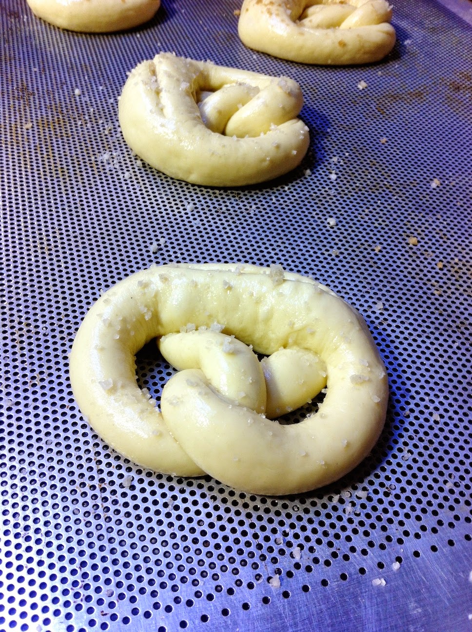 Scenes from the pastry kitchen.