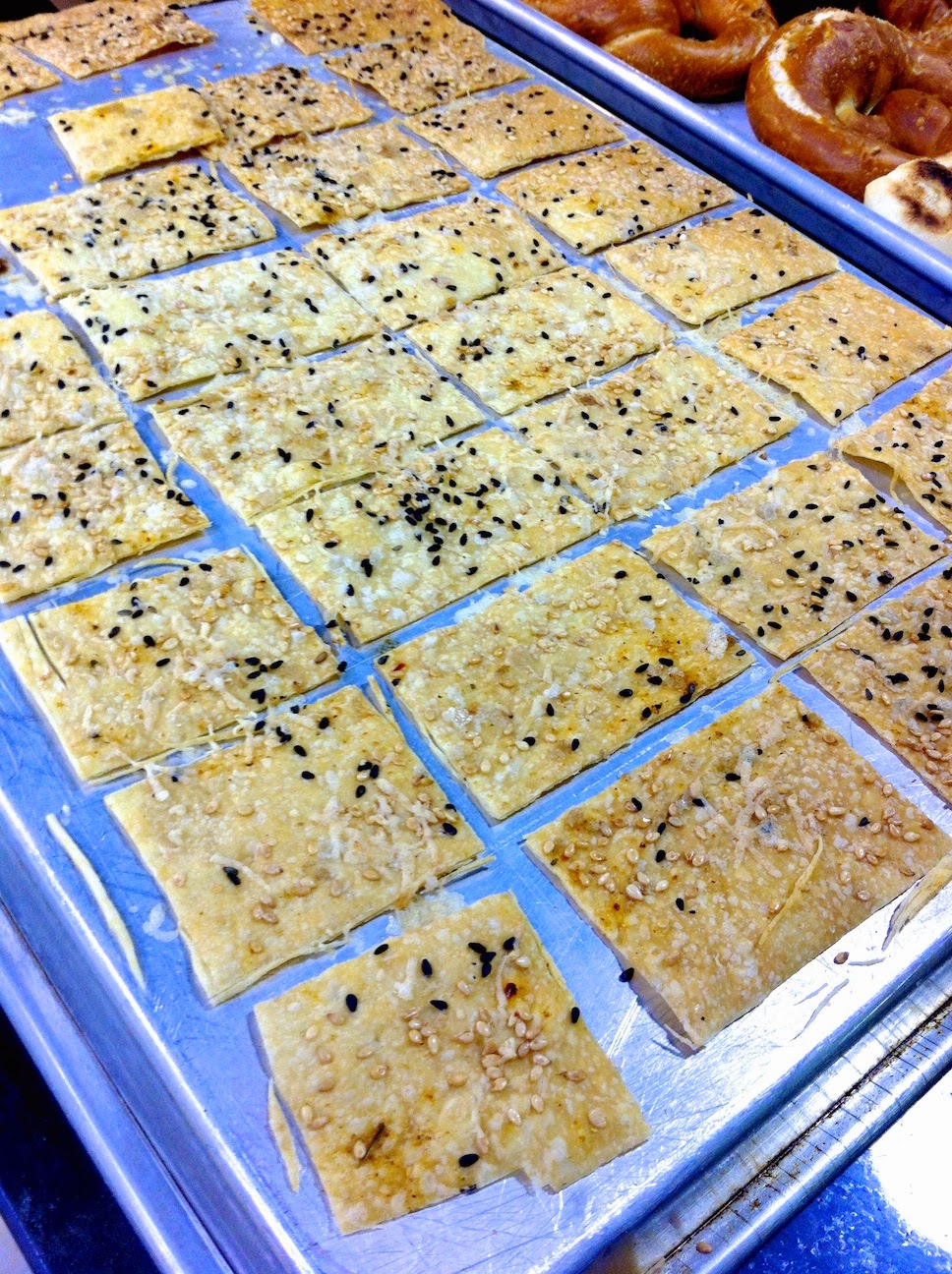 Scenes from the pastry kitchen.