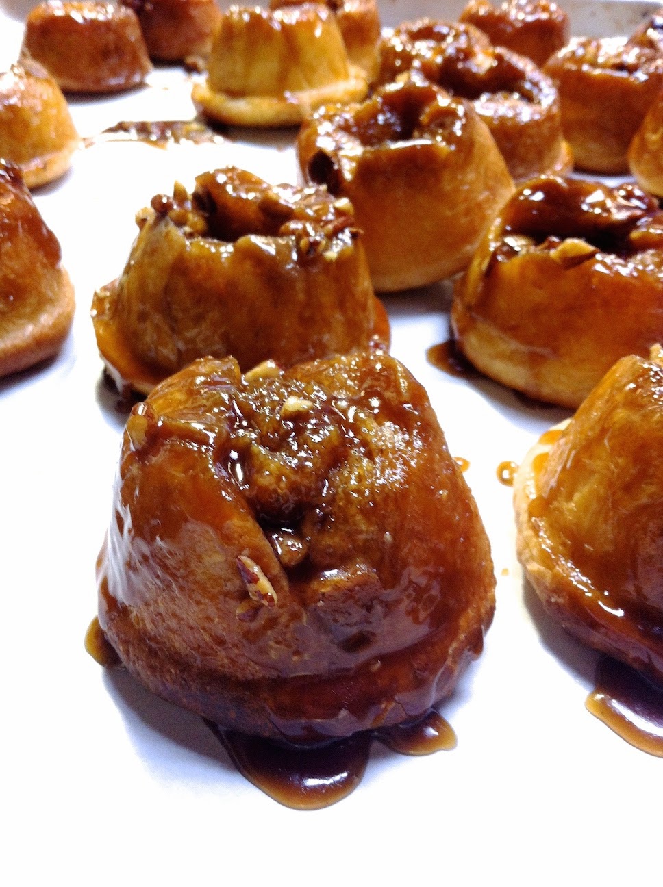 Scenes from the pastry kitchen.