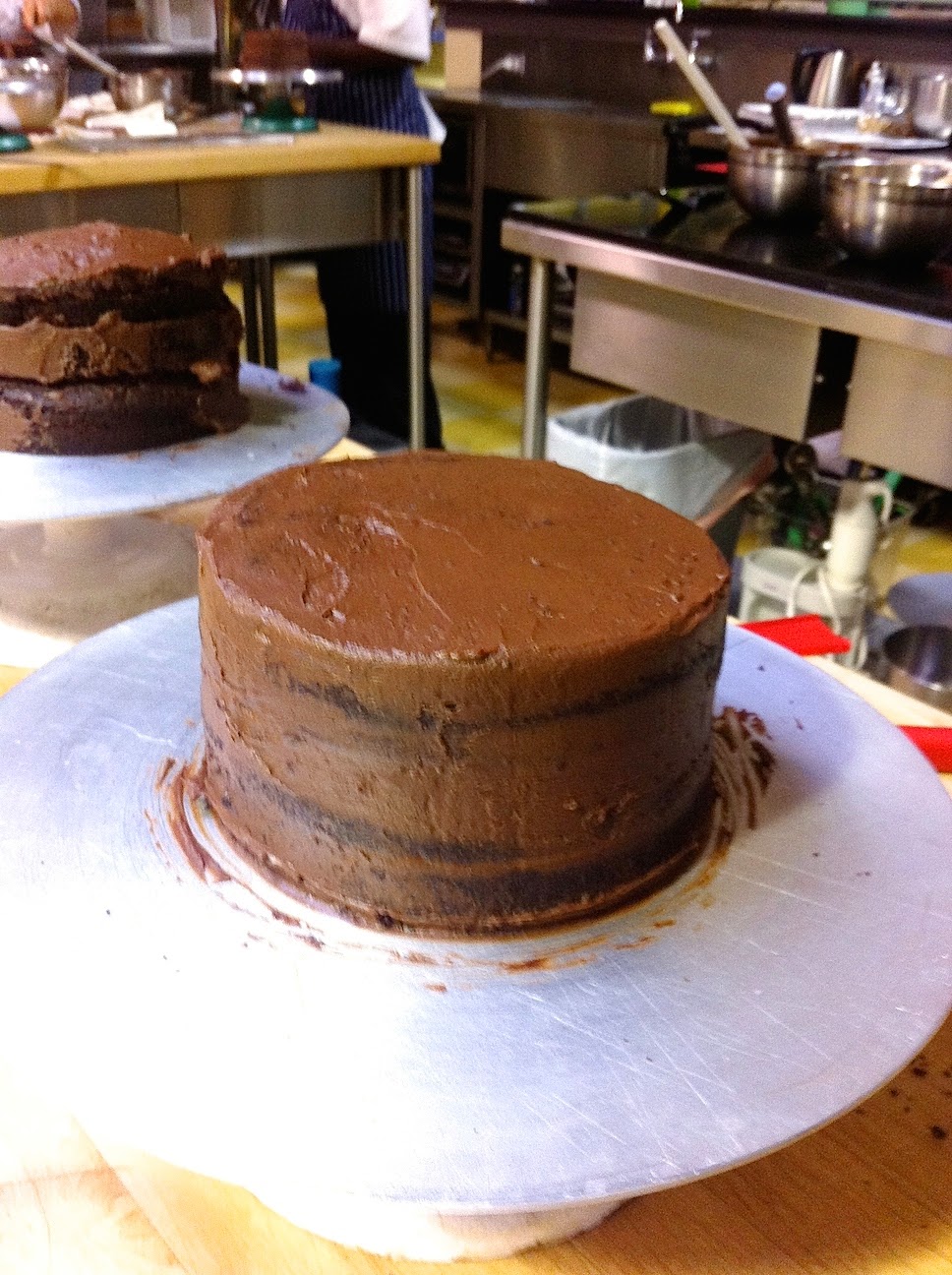 Scenes from the pastry kitchen.