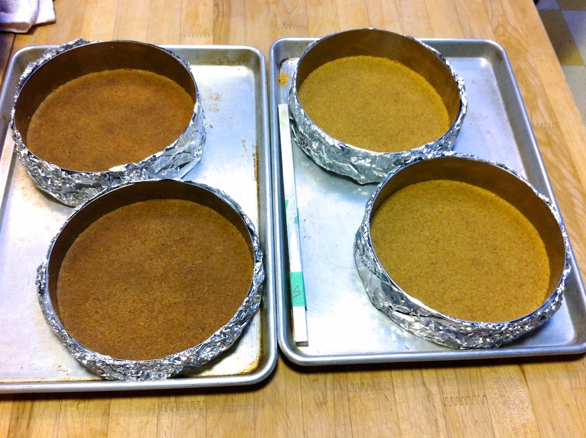 Scenes from the pastry kitchen.