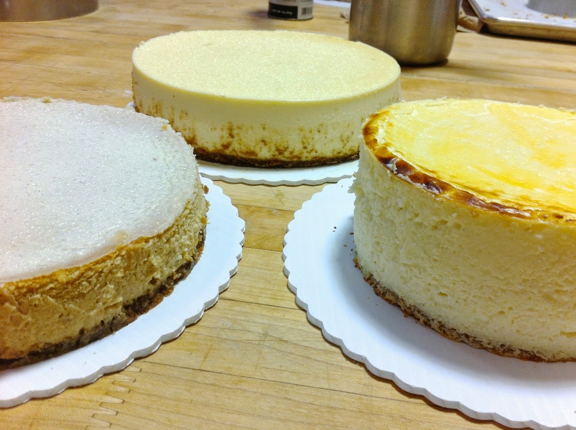 Scenes from the pastry kitchen.