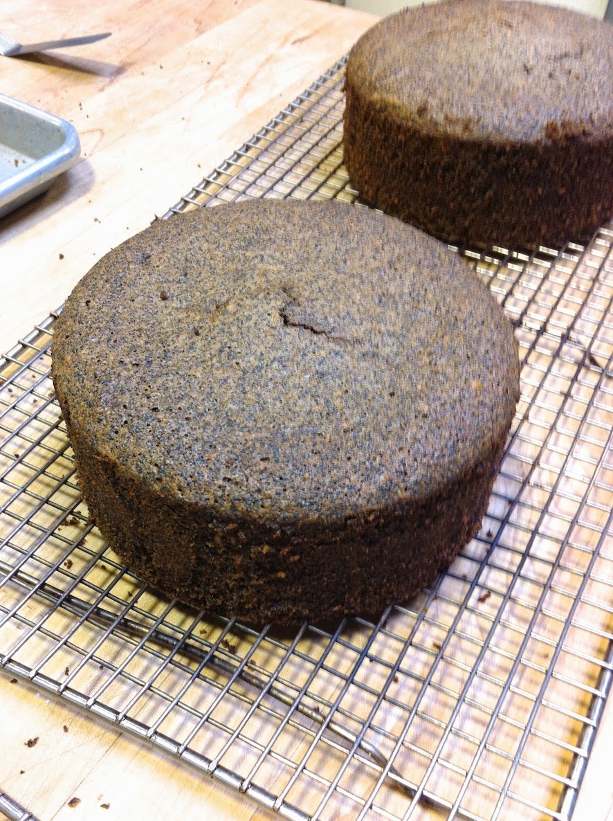 Scenes from the pastry kitchen.