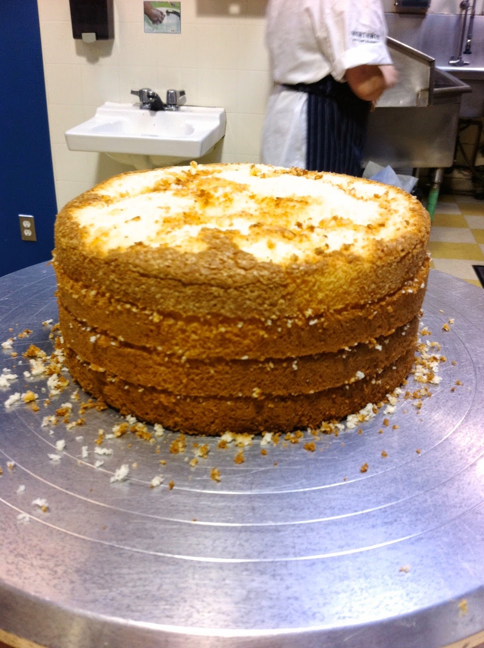 Scenes from the pastry kitchen.