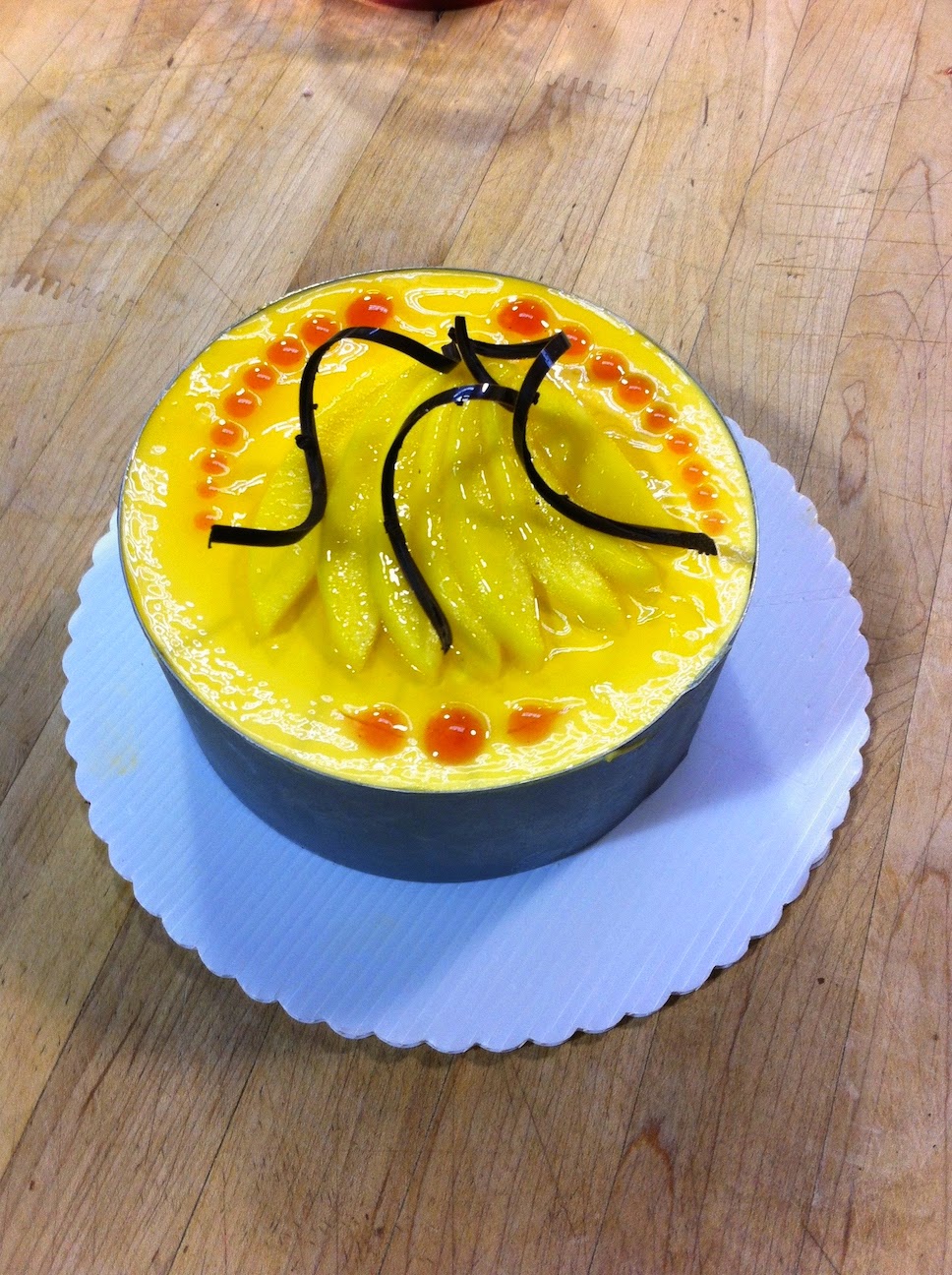 Scenes from the pastry kitchen.