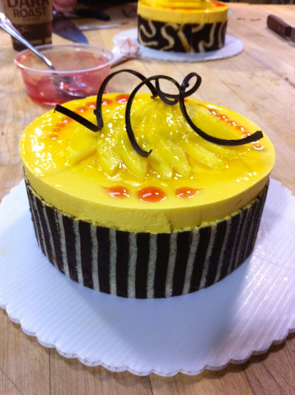 Scenes from the pastry kitchen.