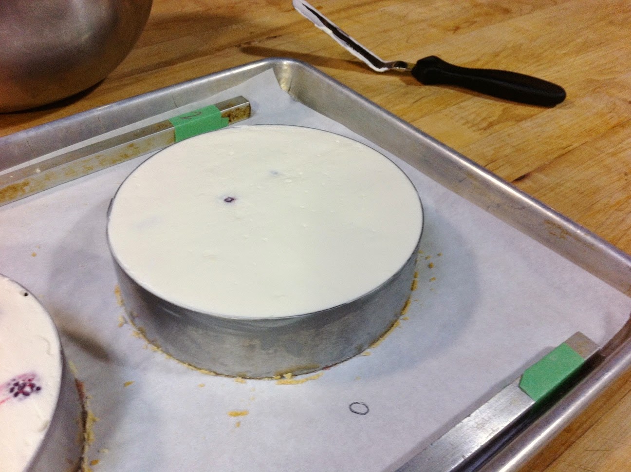 Scenes from the pastry kitchen.