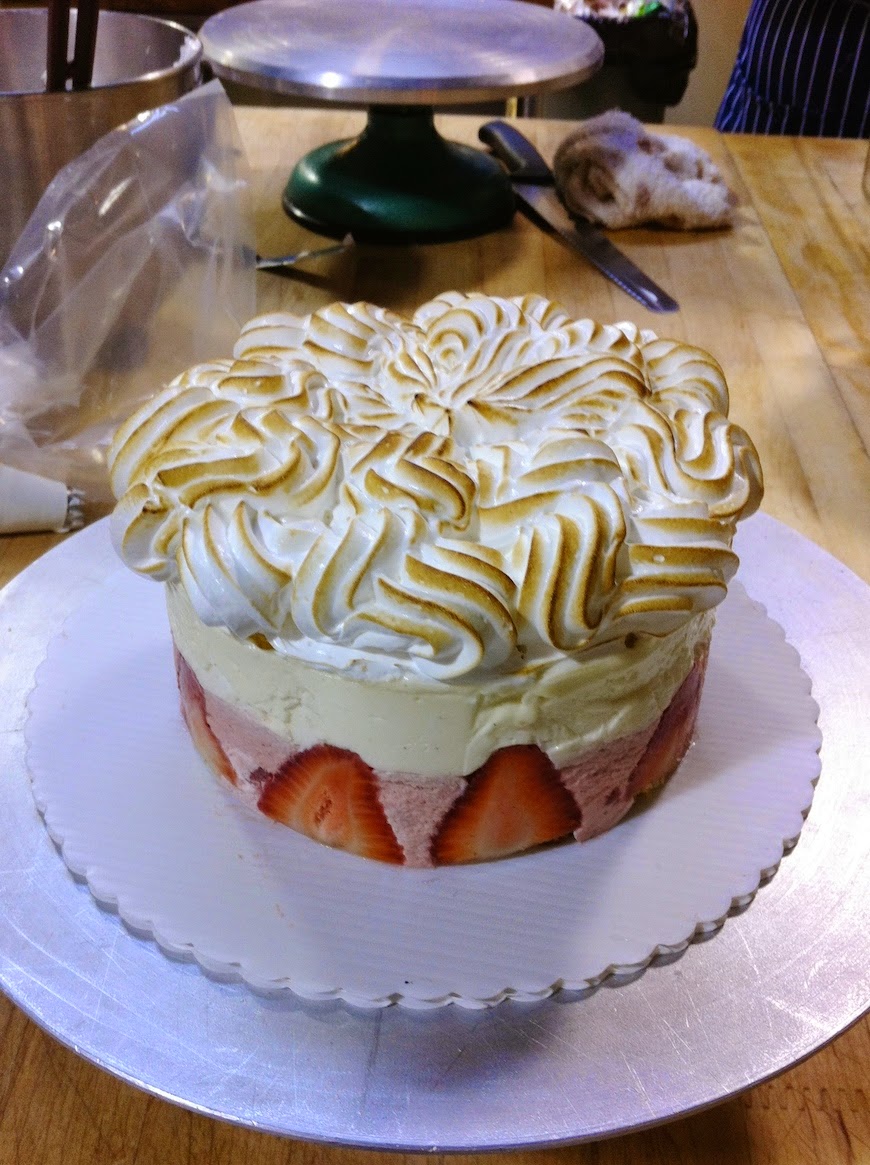 Scenes from the pastry kitchen.