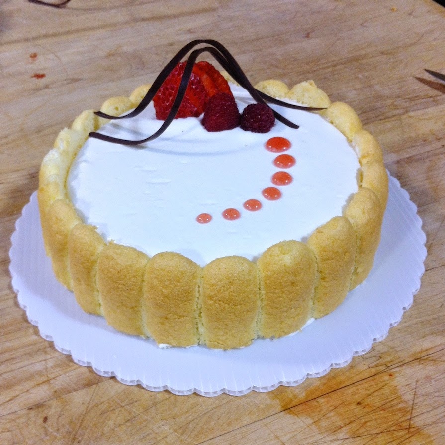 Scenes from the pastry kitchen.