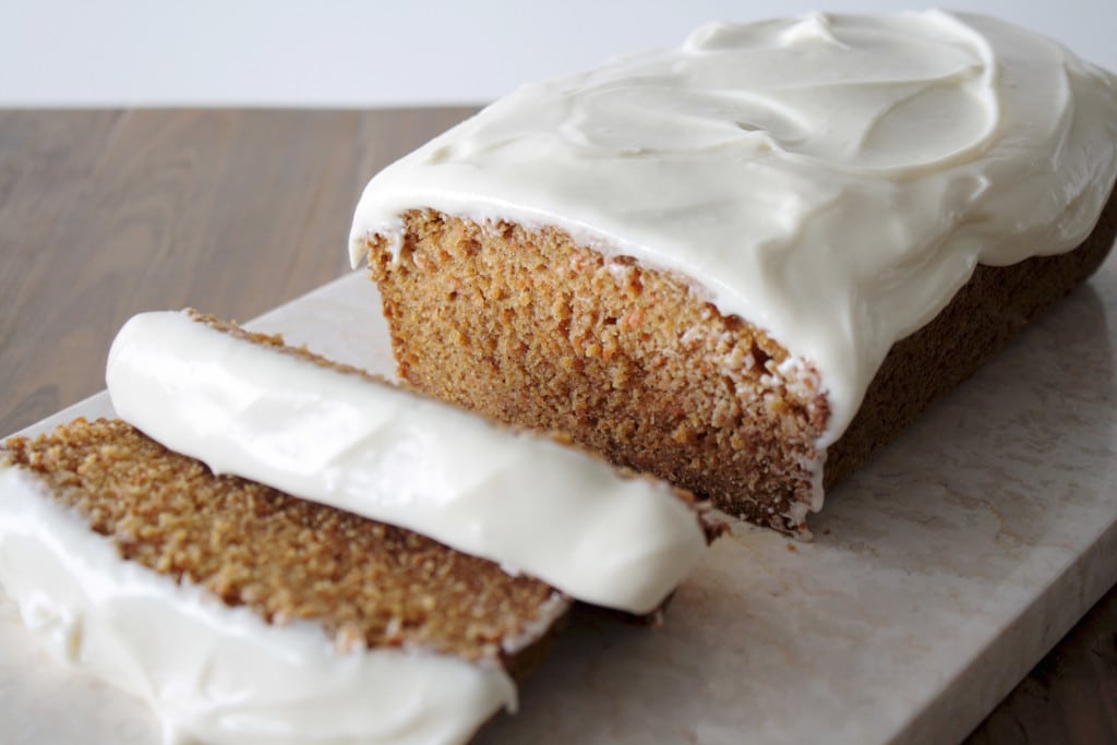 Loaf with slices cut out.