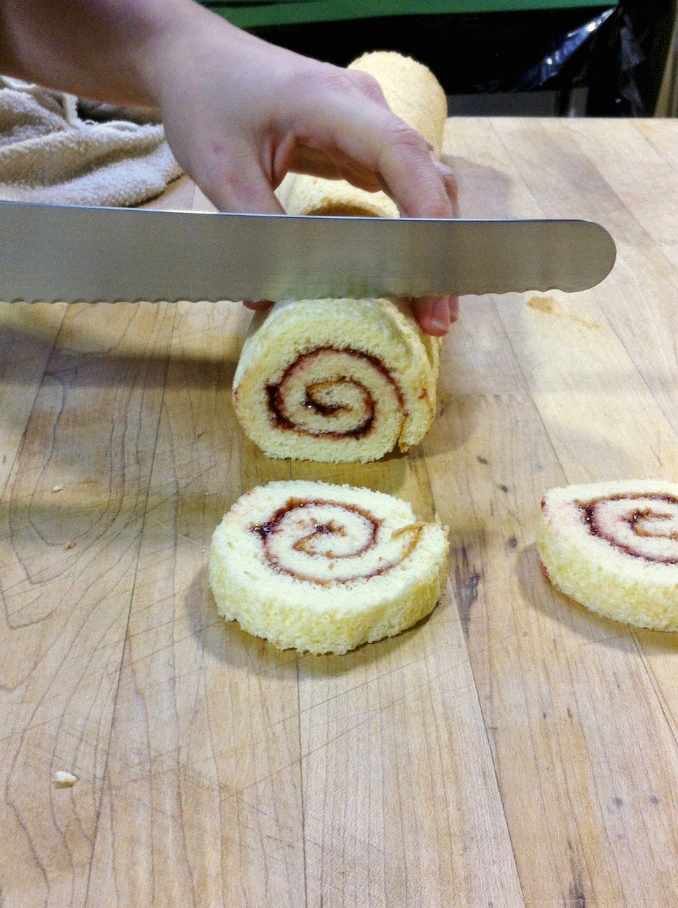 Scenes from the pastry kitchen.