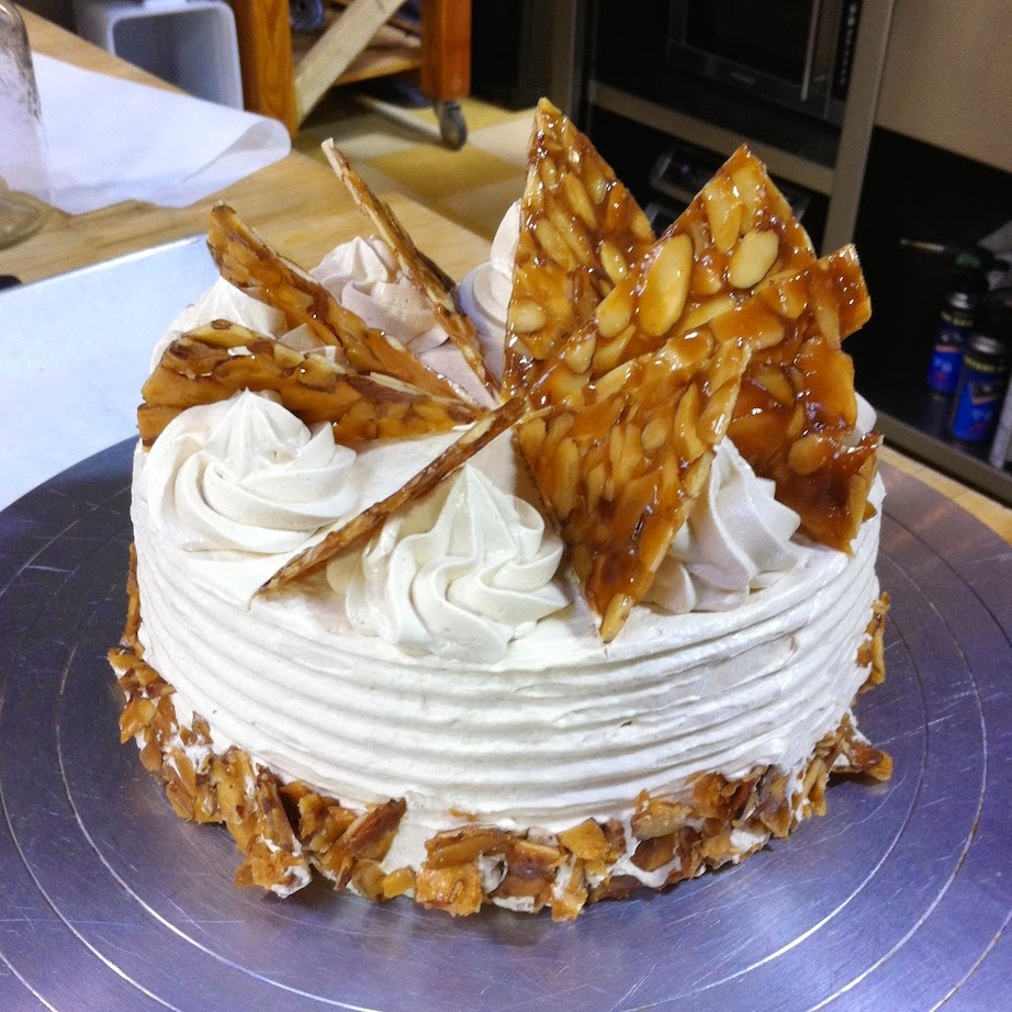 Scenes from the pastry kitchen.