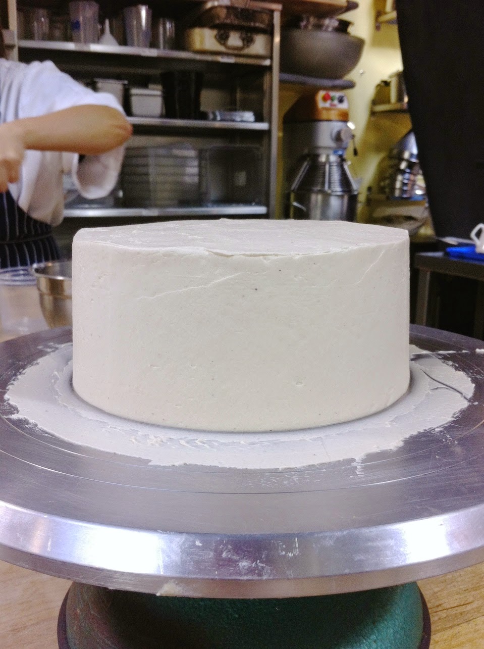 Scenes from the pastry kitchen.