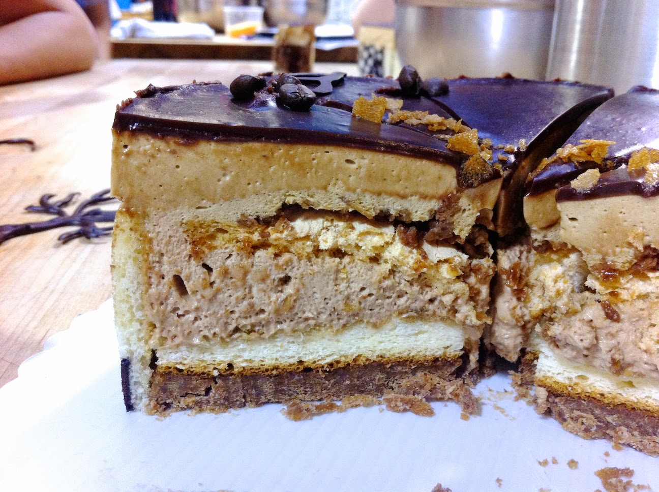 Scenes from the pastry kitchen.