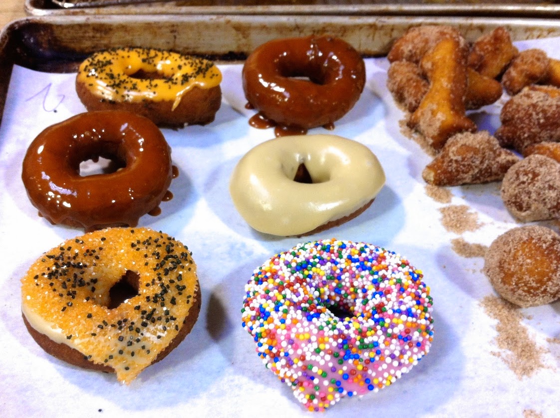 A variety of donuts