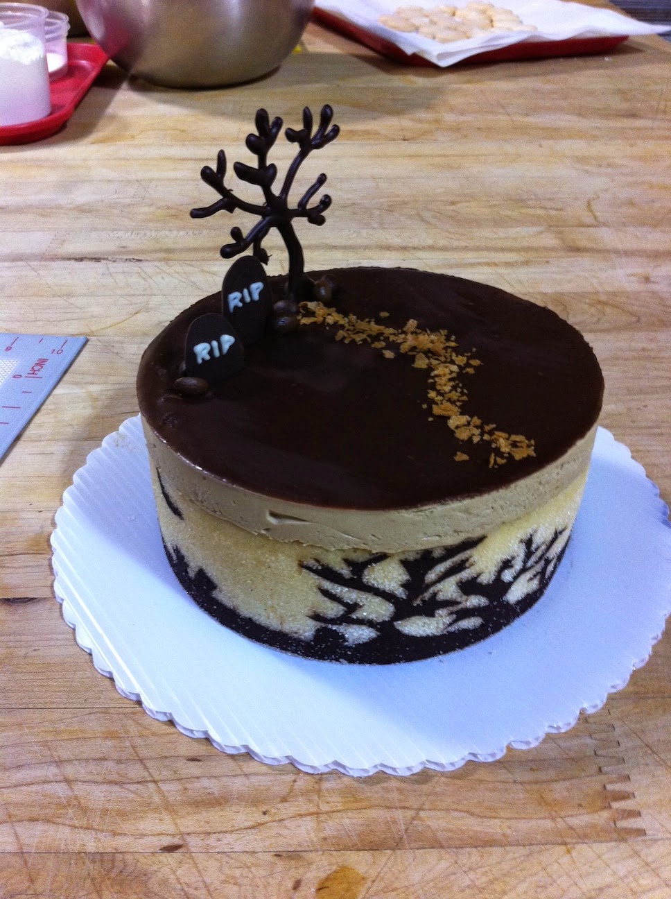 Scenes from the pastry kitchen.