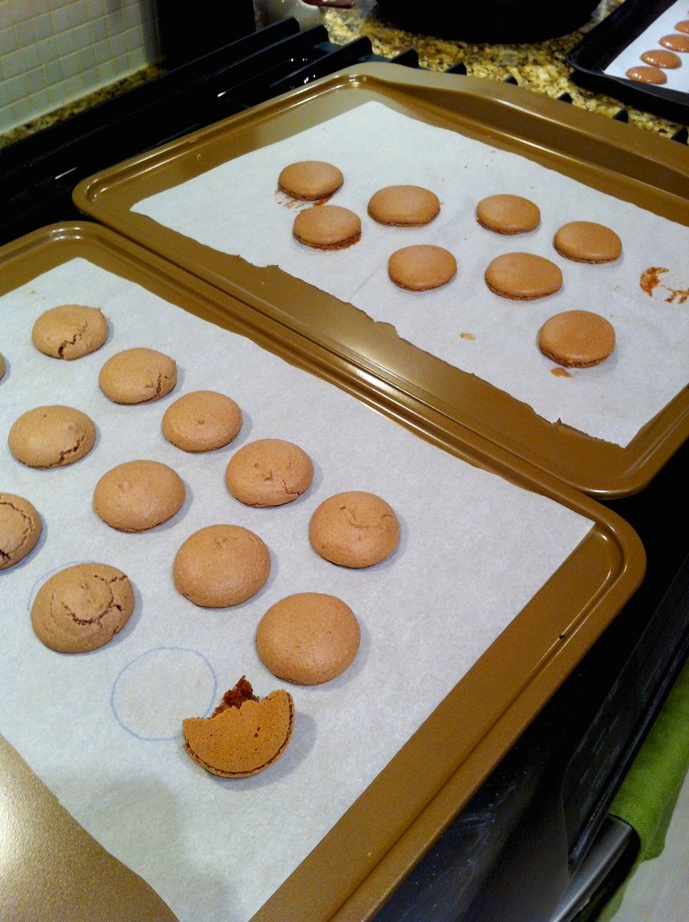 Scenes from the pastry kitchen.