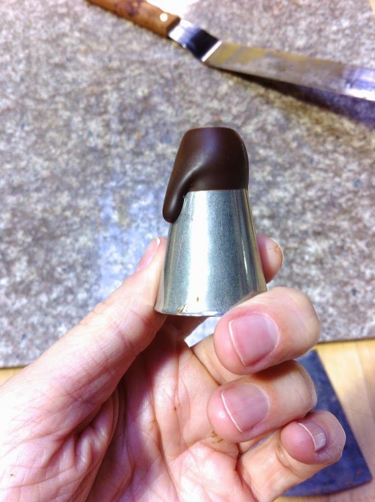 Scenes from a pastry kitchen.