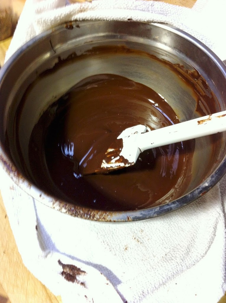 Scenes from a pastry kitchen.