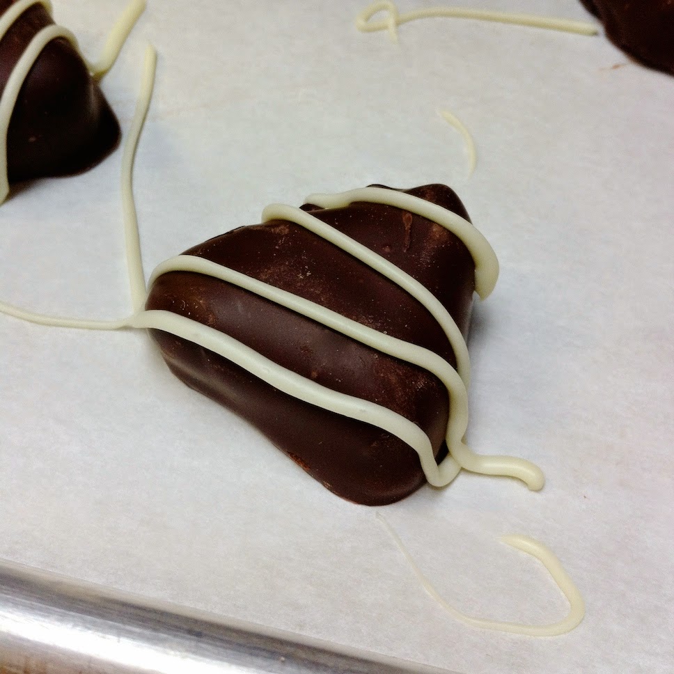 Scenes from a pastry kitchen.