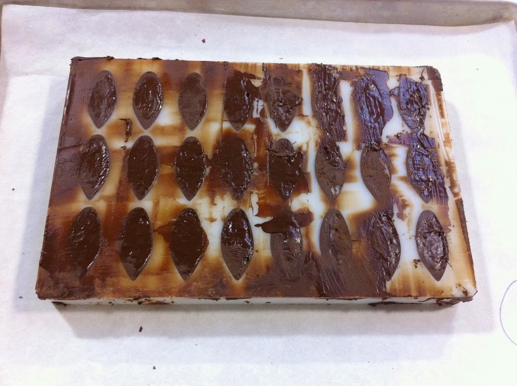 Scenes from a pastry kitchen.