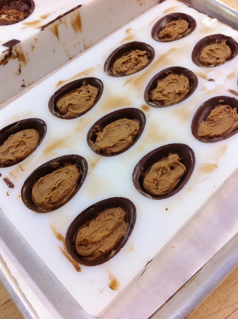 Scenes from a pastry kitchen.