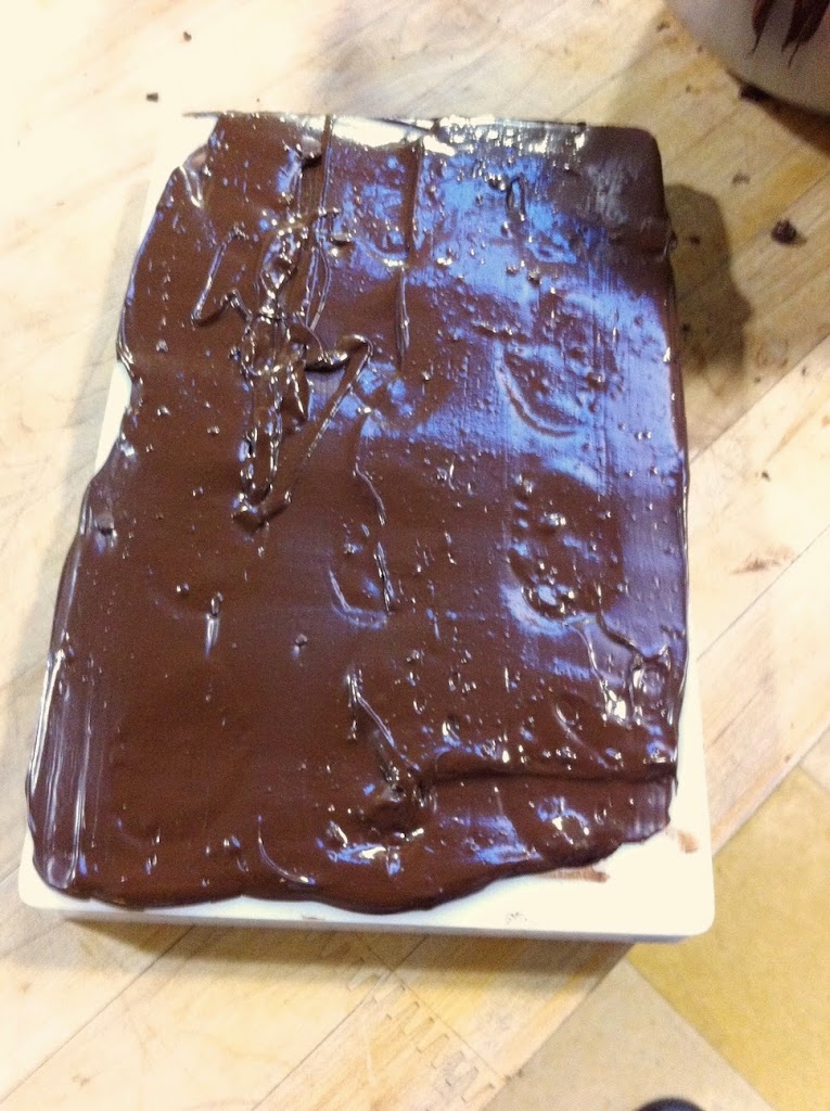 Scenes from a pastry kitchen.