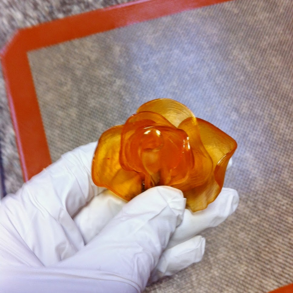 Scenes from a pastry kitchen.